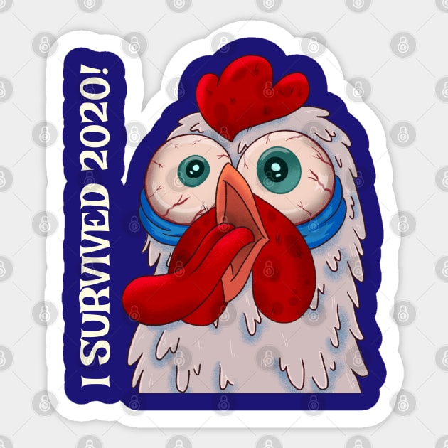 I Survived 2020! Sticker by RochelPark